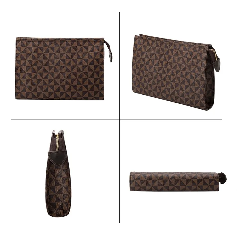 Классические роскошные мужские клатчи модные длинные кошельки высокого