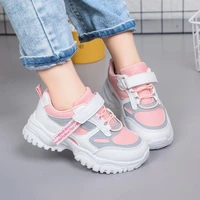 girls sports shoes spring autumn 2022 new boys casual running shoes school students white shoes pu leather children sneakers
