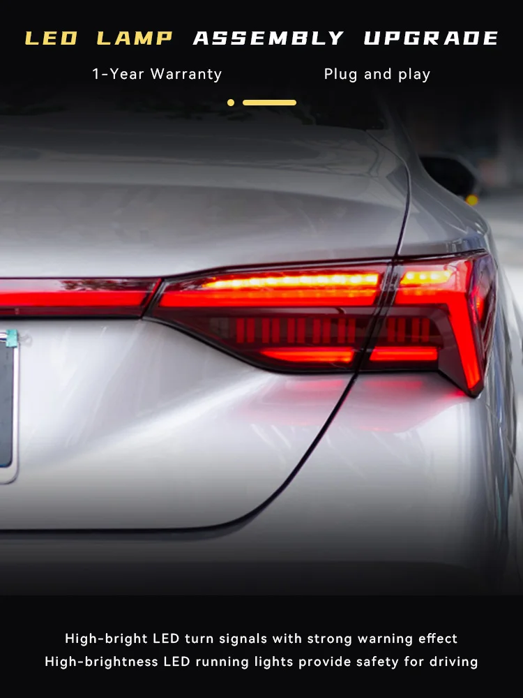 Автомобильные фары для Toyota Avalon 2019-2023 светодиодные модернизированные модные в