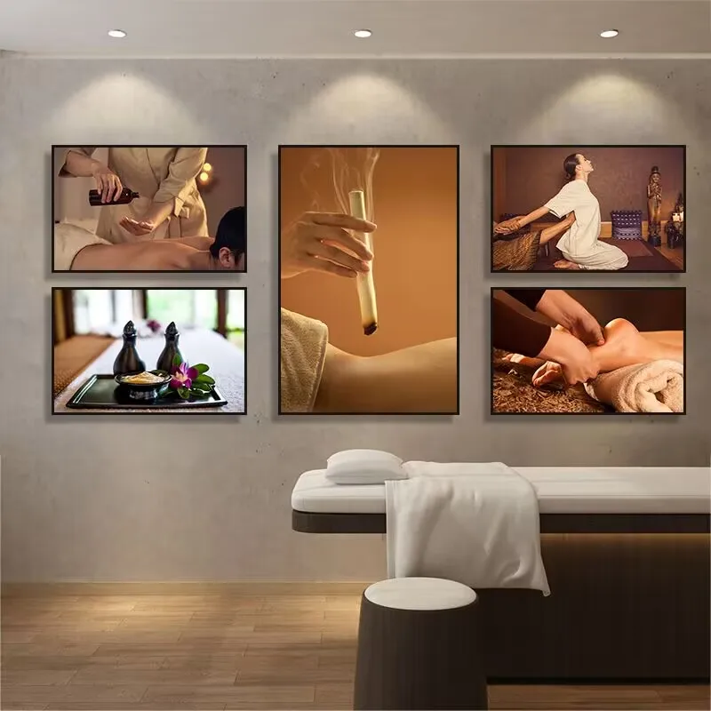 Постеры для массажа салона красоты тайского спа оздоровительного клуба постеры