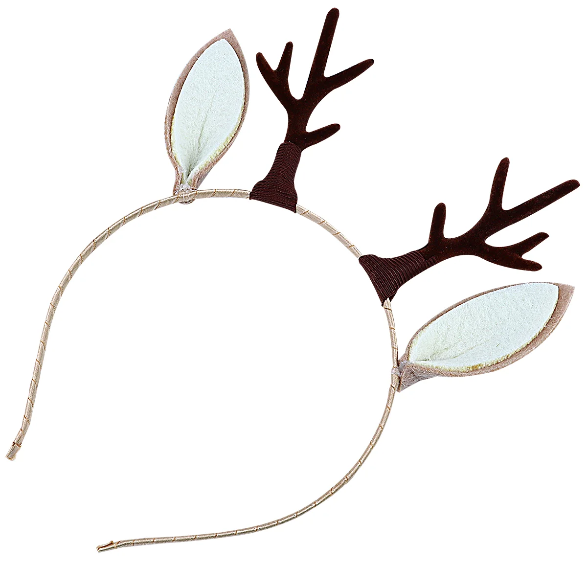 

Christmas Headband Hair Antlers Deer Reindeer Antler Headpiece Hairband Band Hoop Headdress Door Horn Hanging Branch Ears Decor