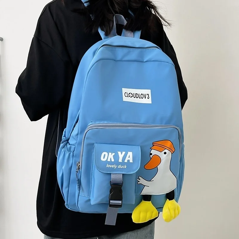 

Ransel Wanita Jepang Ransel Travel Gambar Kawaii Ransel Penyimpanan Tahan Air Nilon Tas Sekolah Siswa Trendi