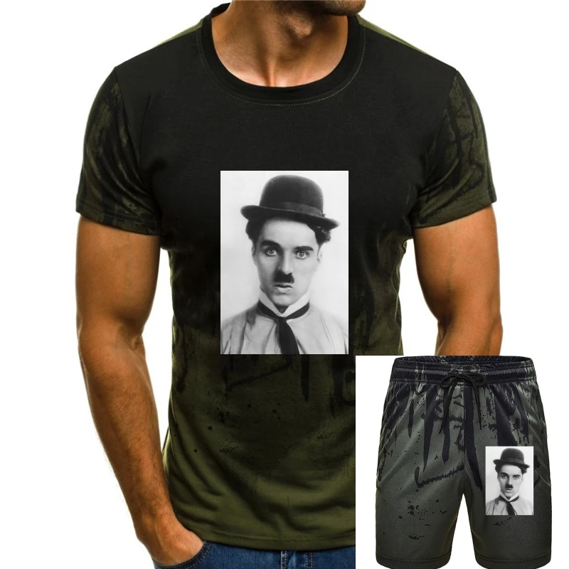 

Nuevo Camiseta Fuego Hombre Cara Chaplin Idea Regalo Summer Tee Shirt