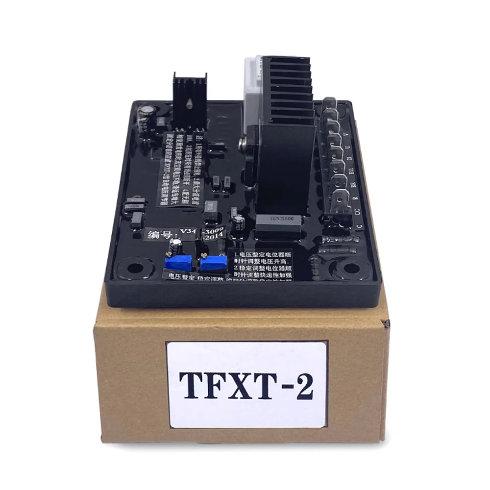 Регулятор напряжения AVR TFXT2 (TFXT-2) 230В380В, однофазныйтрехфазный, запчасти для генераторов Ланьчжоу (art.: 3920d4d313bd2) - 3920d4d313bd2