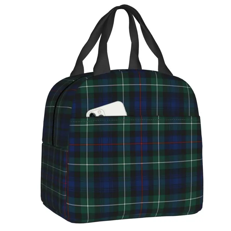 

Clan Mackenzie Tartan Lunch Boxes Leakproof Scotland Art Thermal Cooler Food Insulated Lunch Bag School Children Student