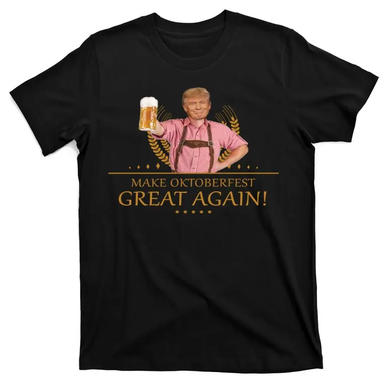 

Футболка с надписью «Make Oktoberfest Great опять», новинка, 100% хлопок, с круглым вырезом и коротким рукавом, летняя повседневная мужская футболка, размеры
