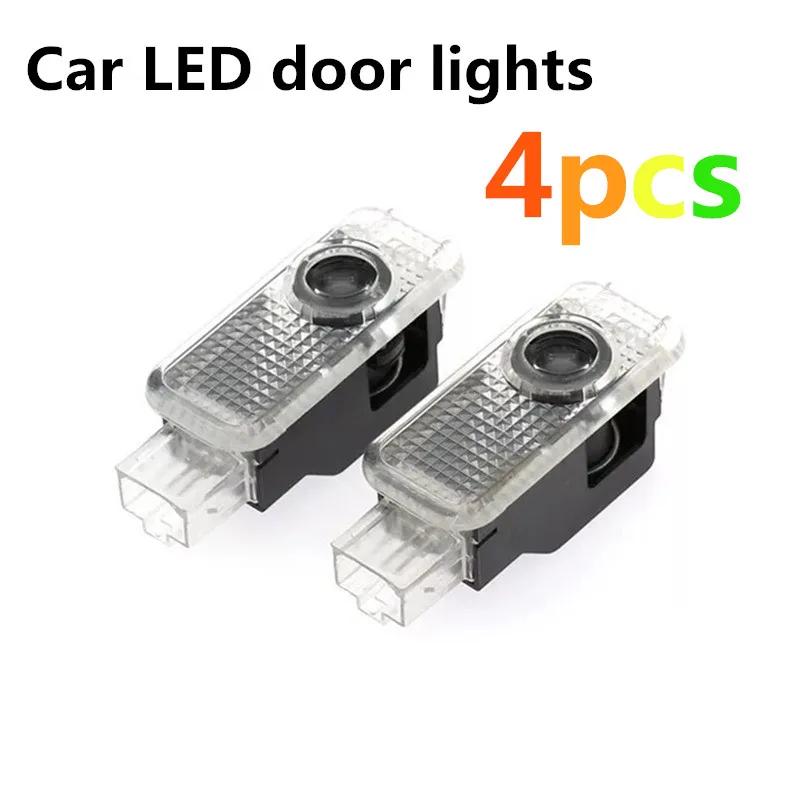 

4pcs luz del LED Logo Light Shadow Projector Car Door Courtesy Laser fit For Audi A8L A7 A6L Q3 A5 A4L A4A6 A1 A3 R8 Q7 Q5 TT A8
