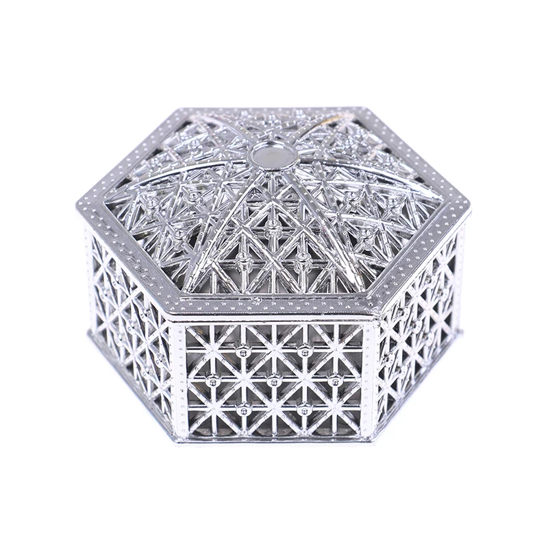 Прозрачная стеклянная шкатулка для украшений