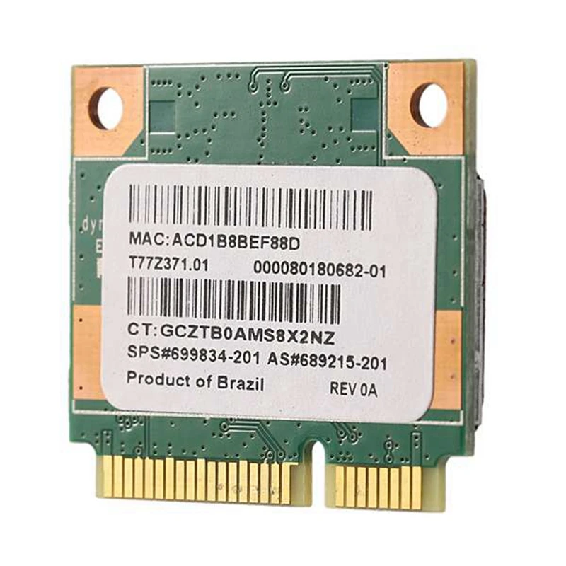 150 Мбит/с 2 4 ГГц RT3290 802.11b/G/N беспроводной Wlan WIFI + Bluetooth BT 3 0 Half Mini PCI-E Card для HP CQ58 M4 M6 4445S