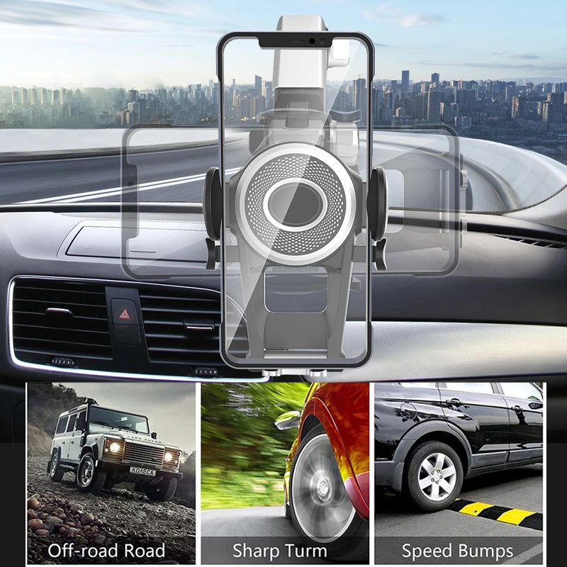 Truck Phone Mount Heavy Duty Phone Holder for Truck Dashboard Windshield, Compatible with All Smartphone, Commercial Truck Super