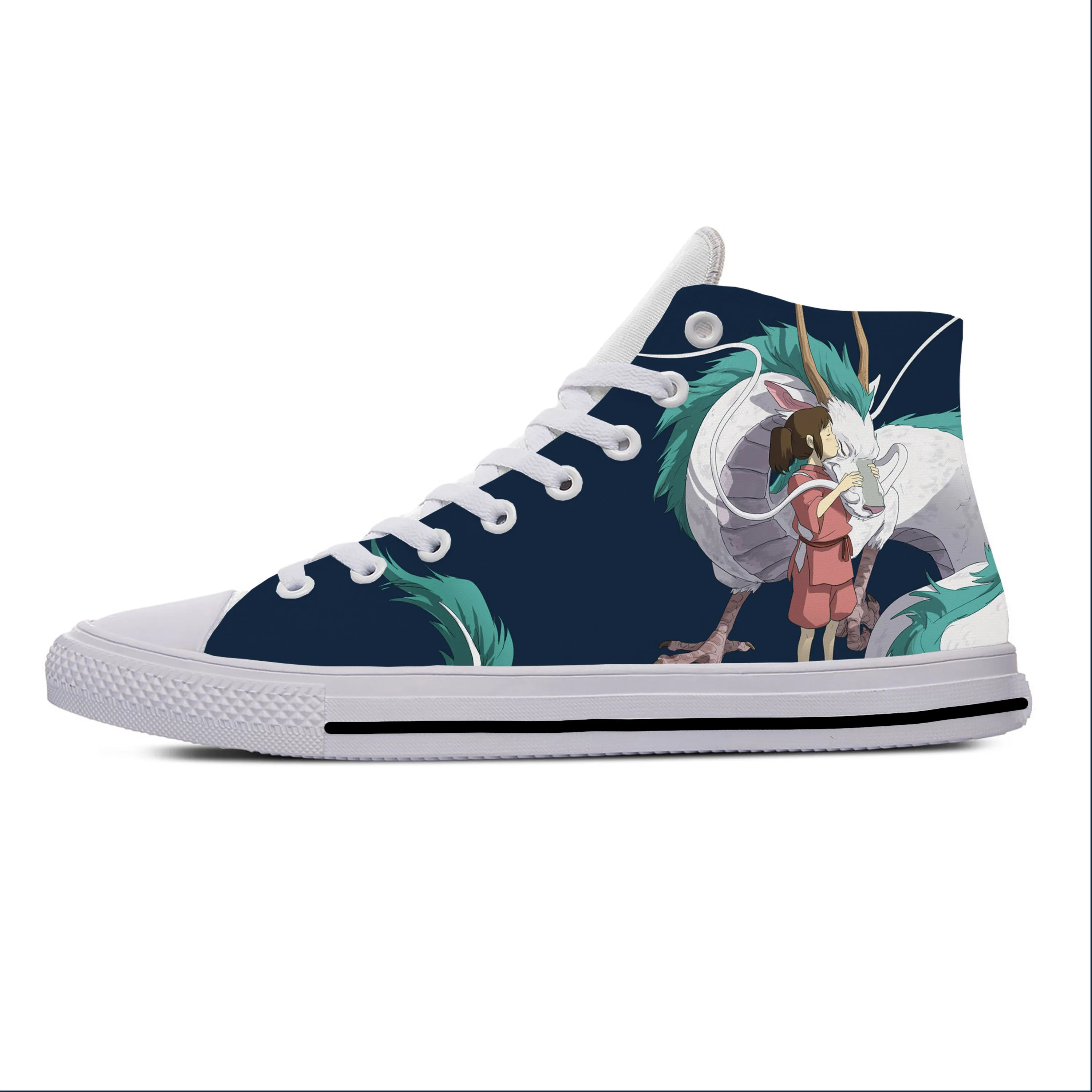 

Кроссовки мужские/женские из ткани с высоким верхом и 3D-принтом