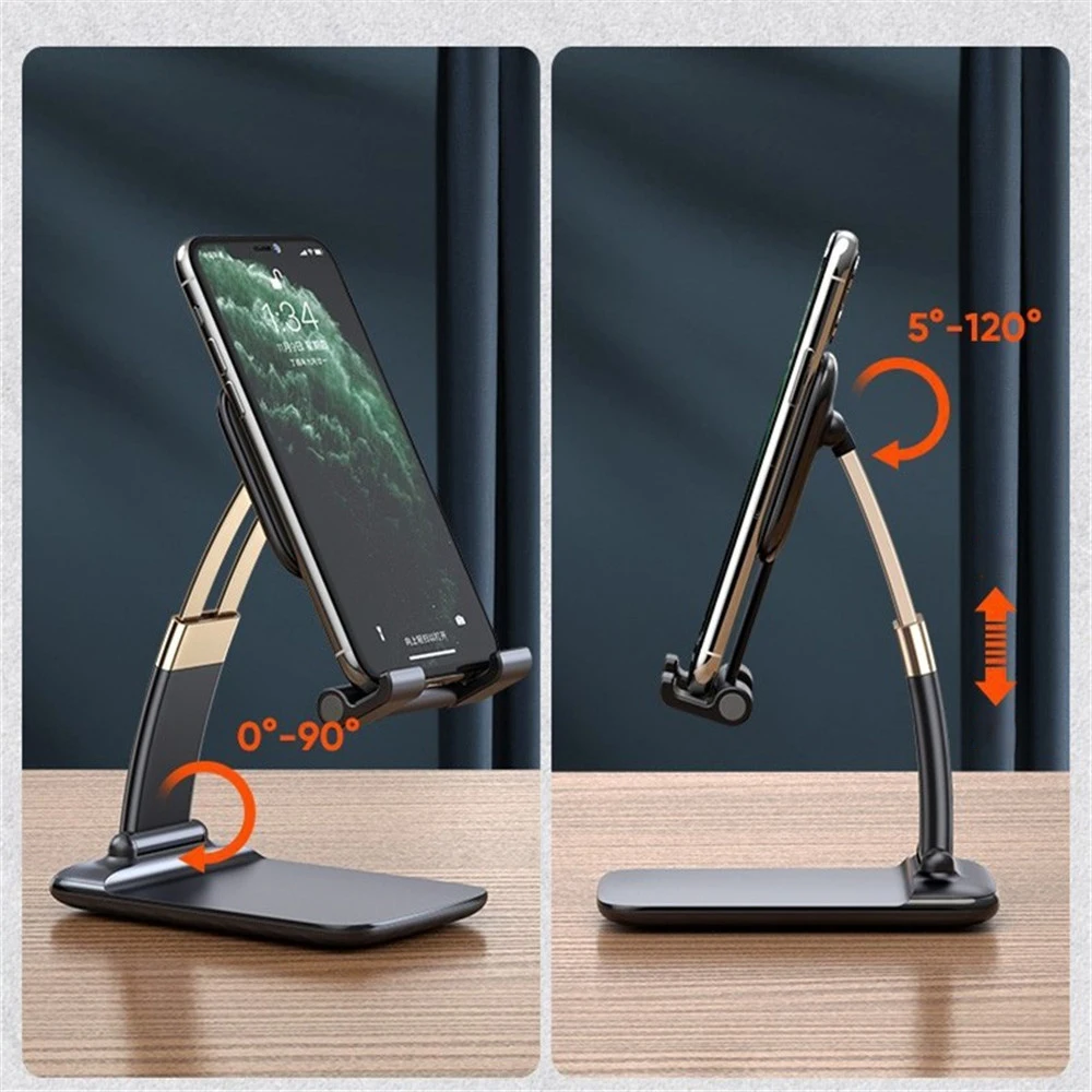 2022 metal desktop tablet holder table cell foldable extend support desk mobile phone holder stand for iphone ipad adjustable free global shipping