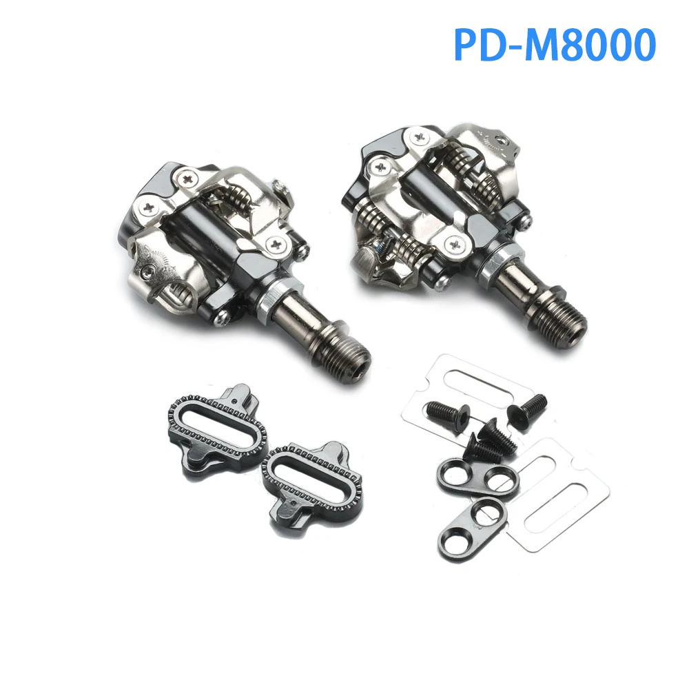 

RACEWORK PD-M8000 MTB Bicycles Self-locking SPD Pedal with SH-51 Locking Clip XT Mountain Bikes Racing Parts Accessories