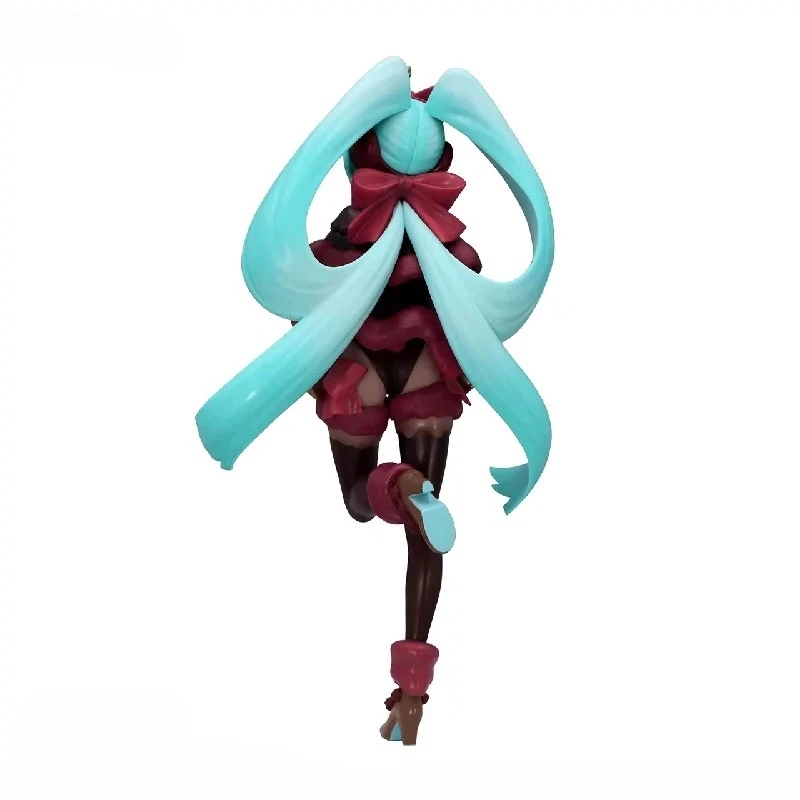 Фото В наличии натуральная певица Vocaloid Hatsune Miku Exc∞d креативная фигурка SweetSweets Noel Raspberry 21 см модель игрушечные фигурки подарок №4