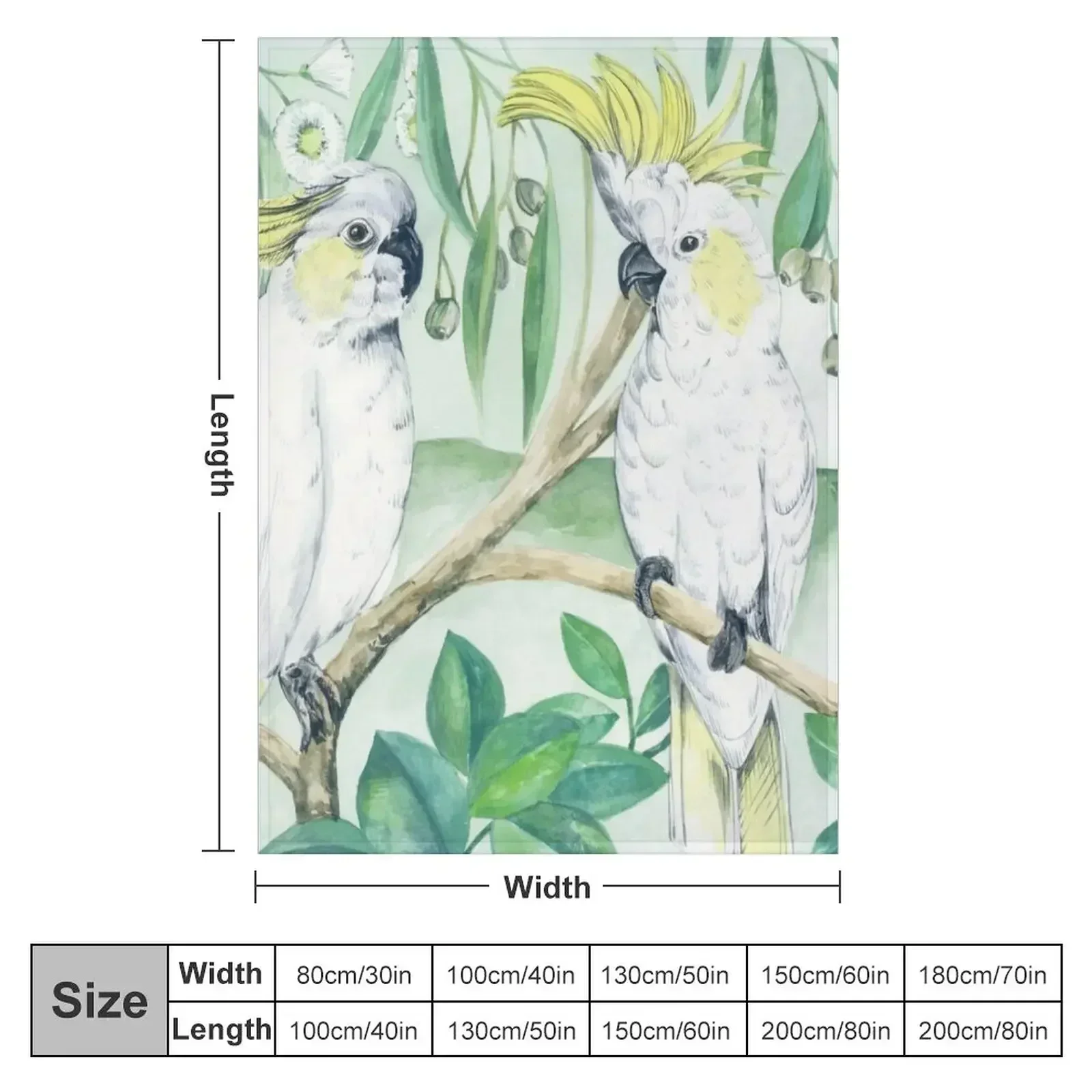 Одеяло с шафраном и какадуми среда походные утяжеленные дизайнерские одеяла