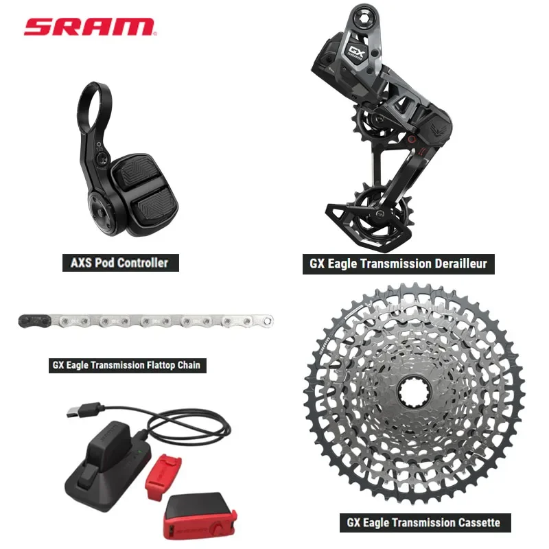 SRAM GX Eagle AXS Трансмиссия Groupset контроллер и переключатель передач кассета цепь