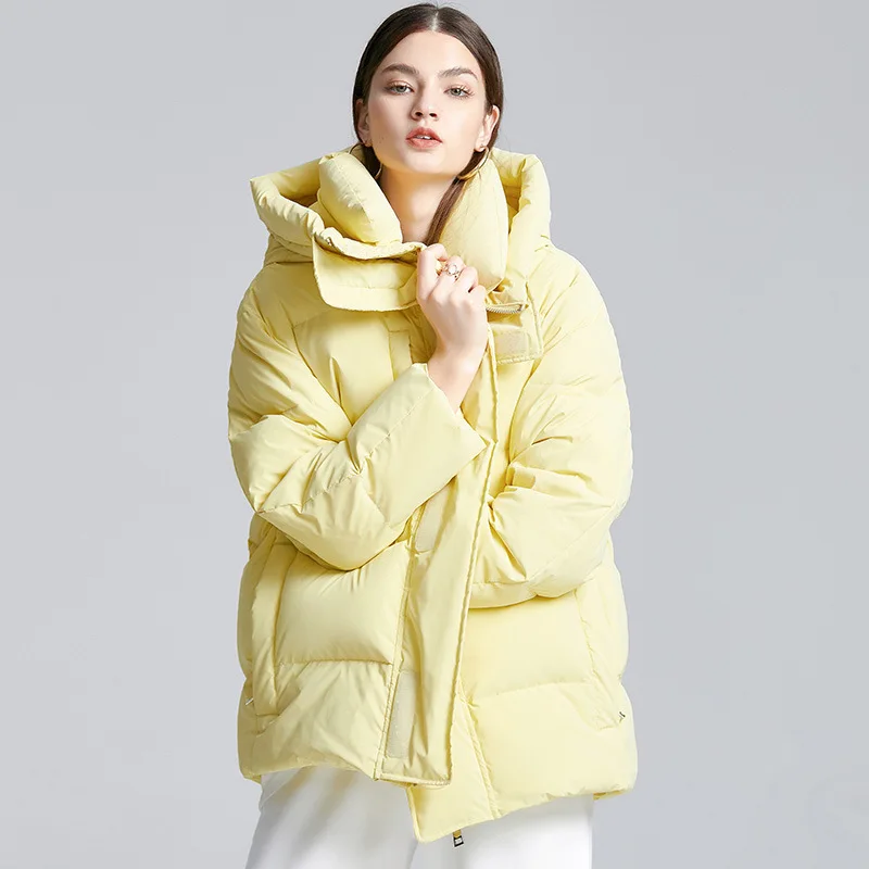 Short Down Jacket New Little Ladies' Bread Jacket 2022 White Eiderdown Thickened Fashion Jacket Camperas De Mujer Jaqueta