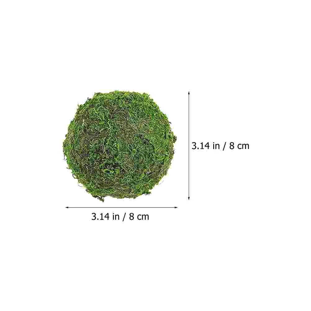 14 шт. искусственные камни из мха декор для растений шарики цветов украшение дома