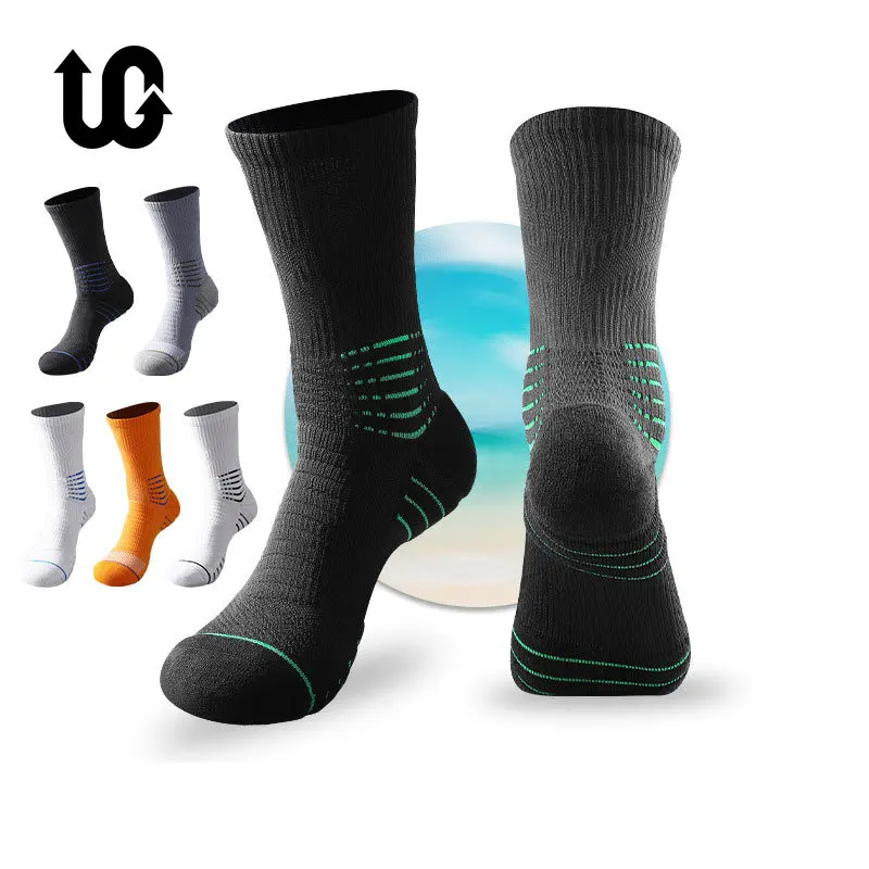 5Pairs Men Sports Socks Riding Cycling Basketball Running Sports Sock Summer Hiking Tennis Ski Man Women Bike Bicycle Slip