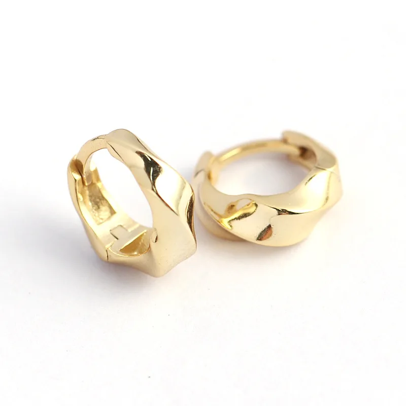 Золотые серьги свадебные женские украшения подарки премиум-класса серьги-кольца