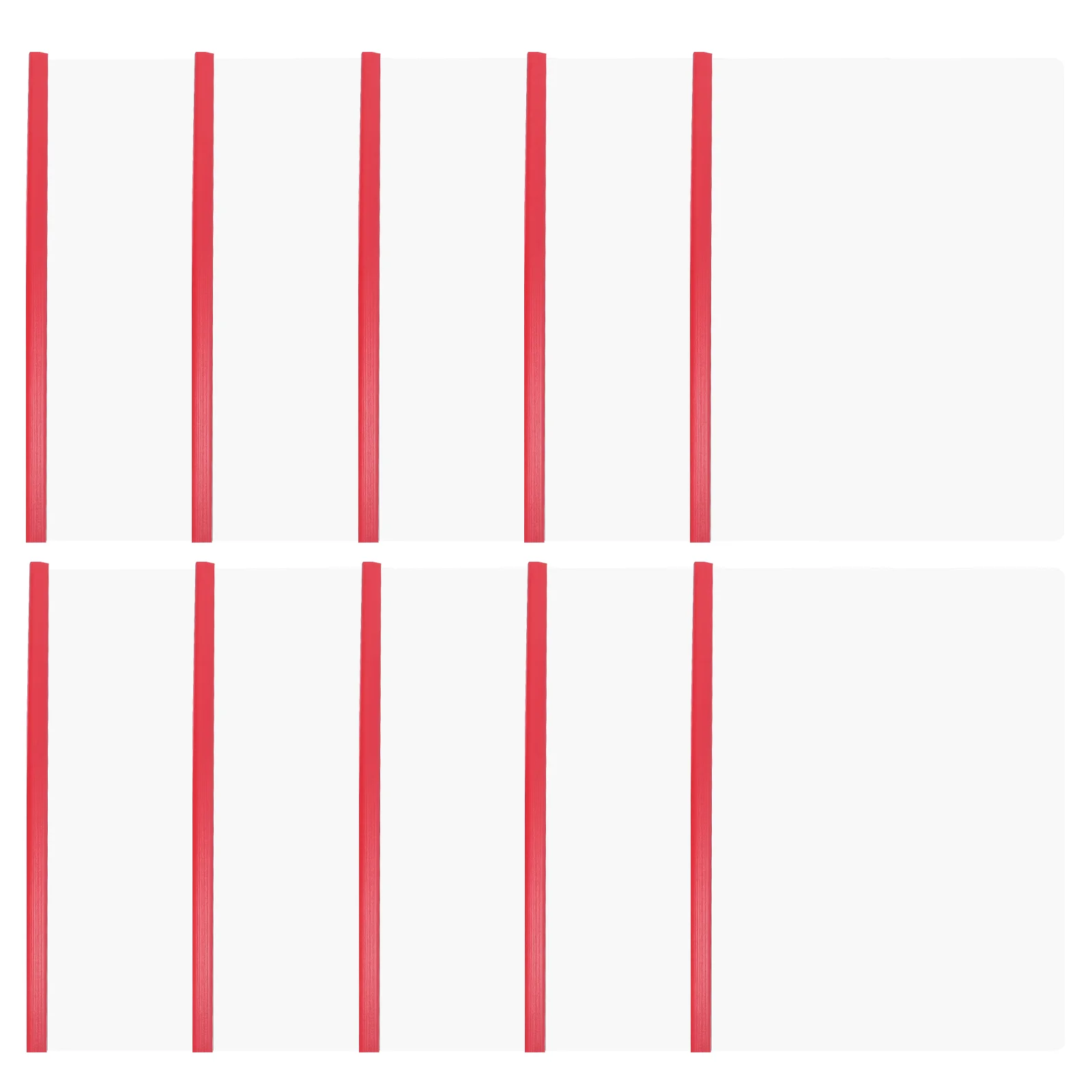 

10 шт., пластиковые папки для документов