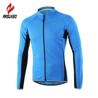 arsuxeo high quality mens cycling jersey 2022 long sleeve road bike shirt breathable bicycle jersey pro team cycling clothing