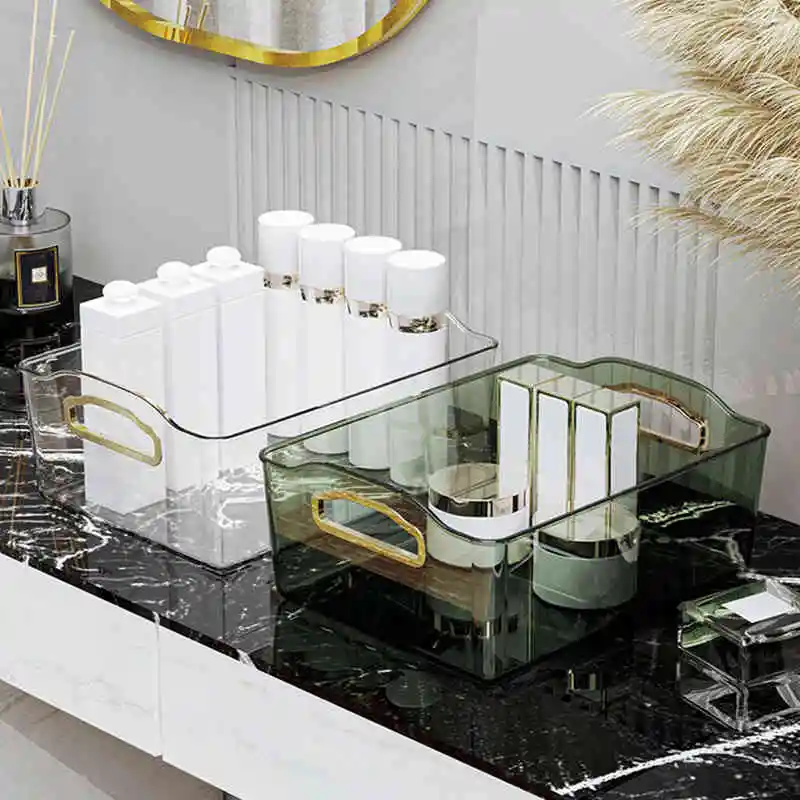 New Light Luxury Storage Box Home Multi-functional Desktop Storage Box Cosmetic Sundries Storage Box