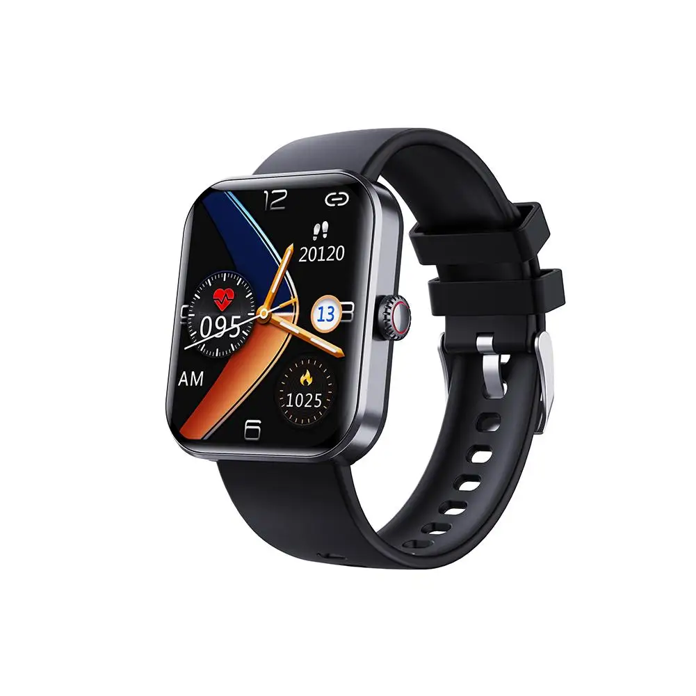 

F57l Smart Watch Touch Screen Heart Rate Sleep Monitoring Thermometer Sports Bracelet With Magnetic Charging Cable