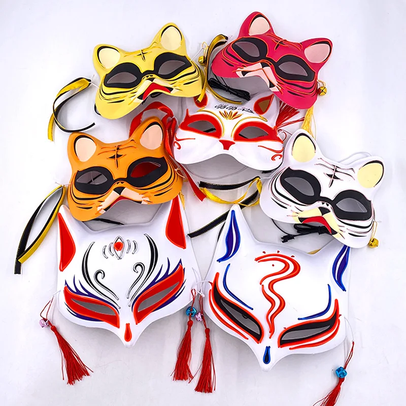 Хэллоуин ужасная маска клоуна смешанных цветов Светодиодная маскарадные маски