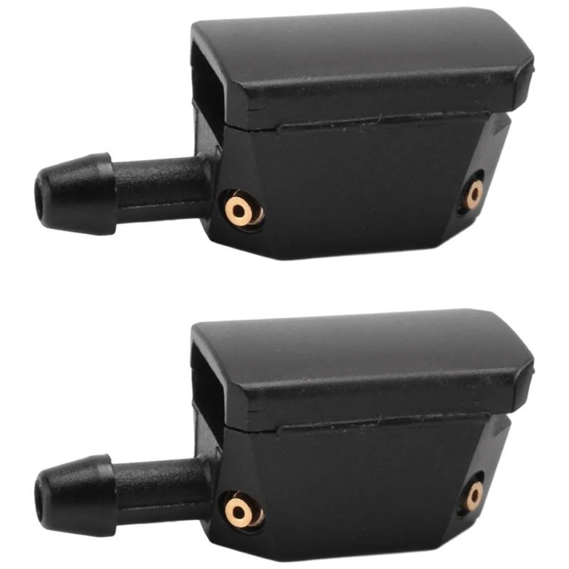 2 шт. форсунка для омывателя ветрового стекла универсальный черный автомобильный