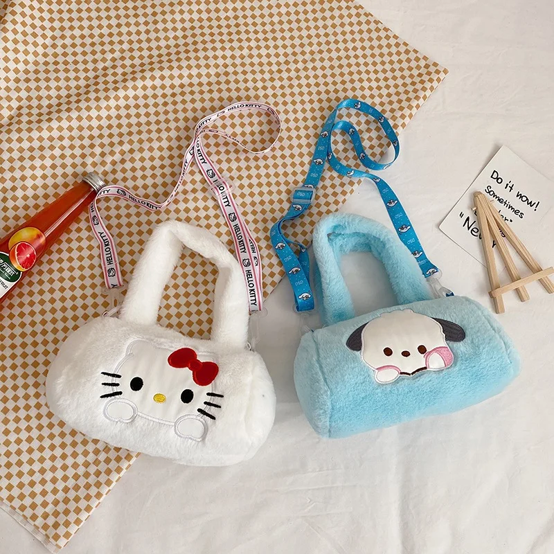 Модный детский рюкзак на плечо с изображением милого клубничного медведя