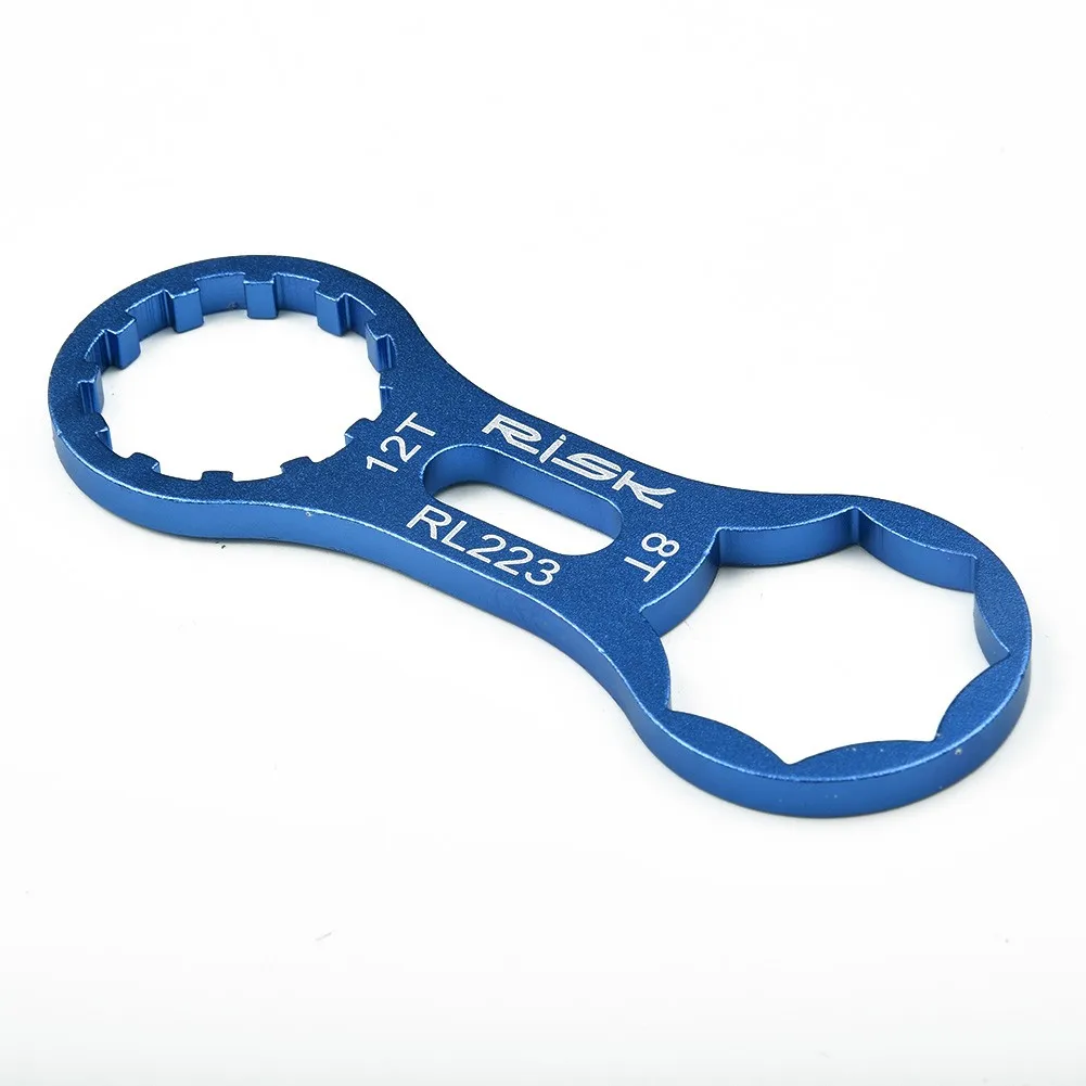 

RISK Mountain Bike Front Fork Shoulder Cover Wrench XCM/XCR/XCT/RST Removal Tool Bike Fork Remove Repair Tools Blue