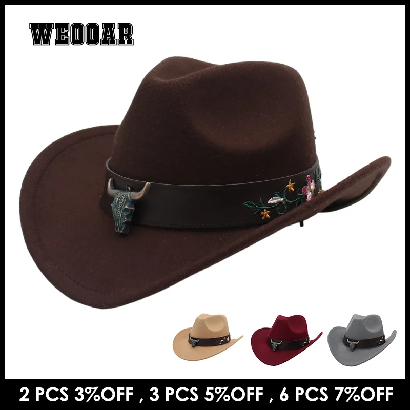 Ковбойская шапка в тибетском стиле для мужчин и женщин осень 2022 черные широкие
