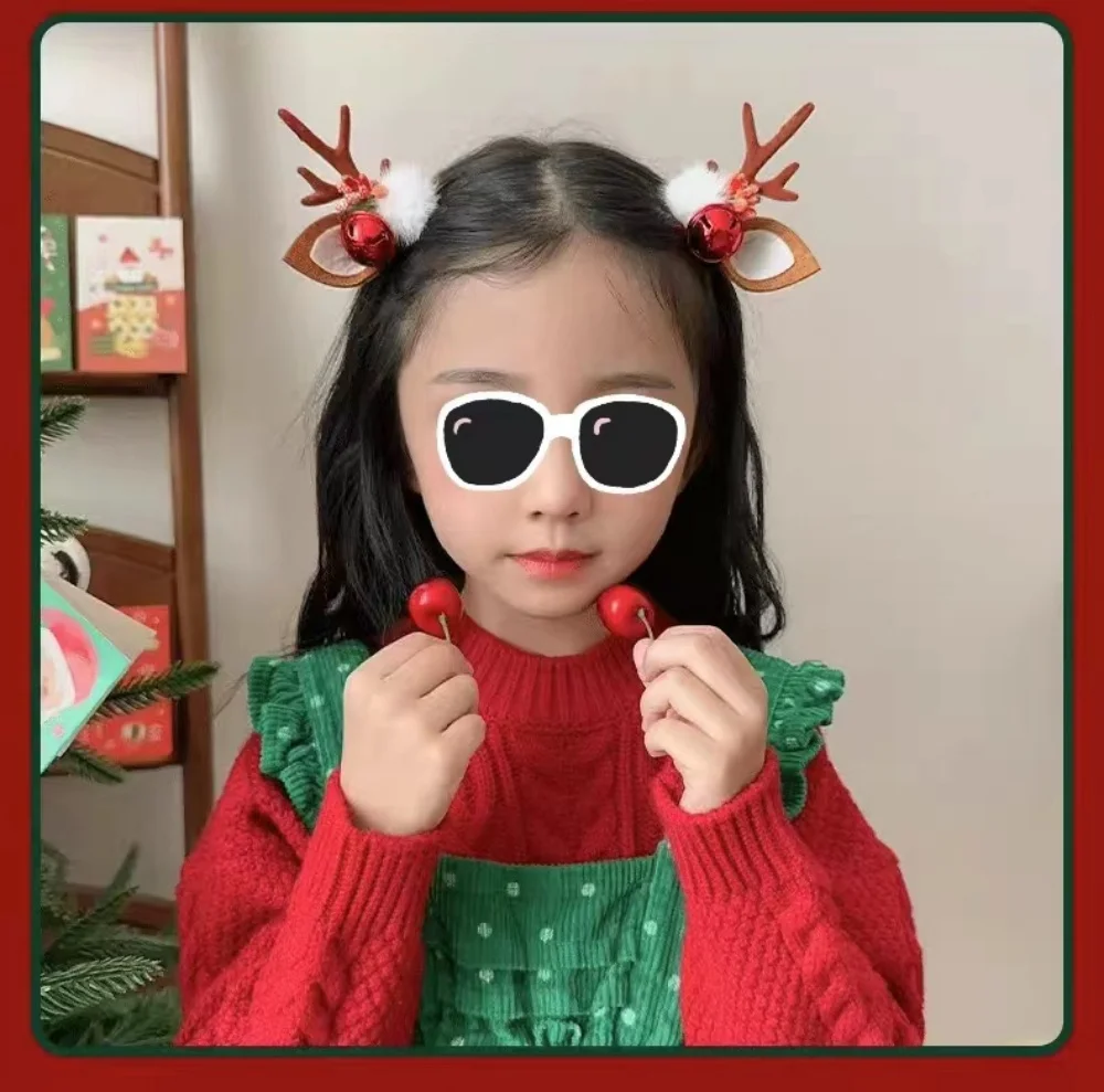 2 шт. детские заколки для волос в виде оленя