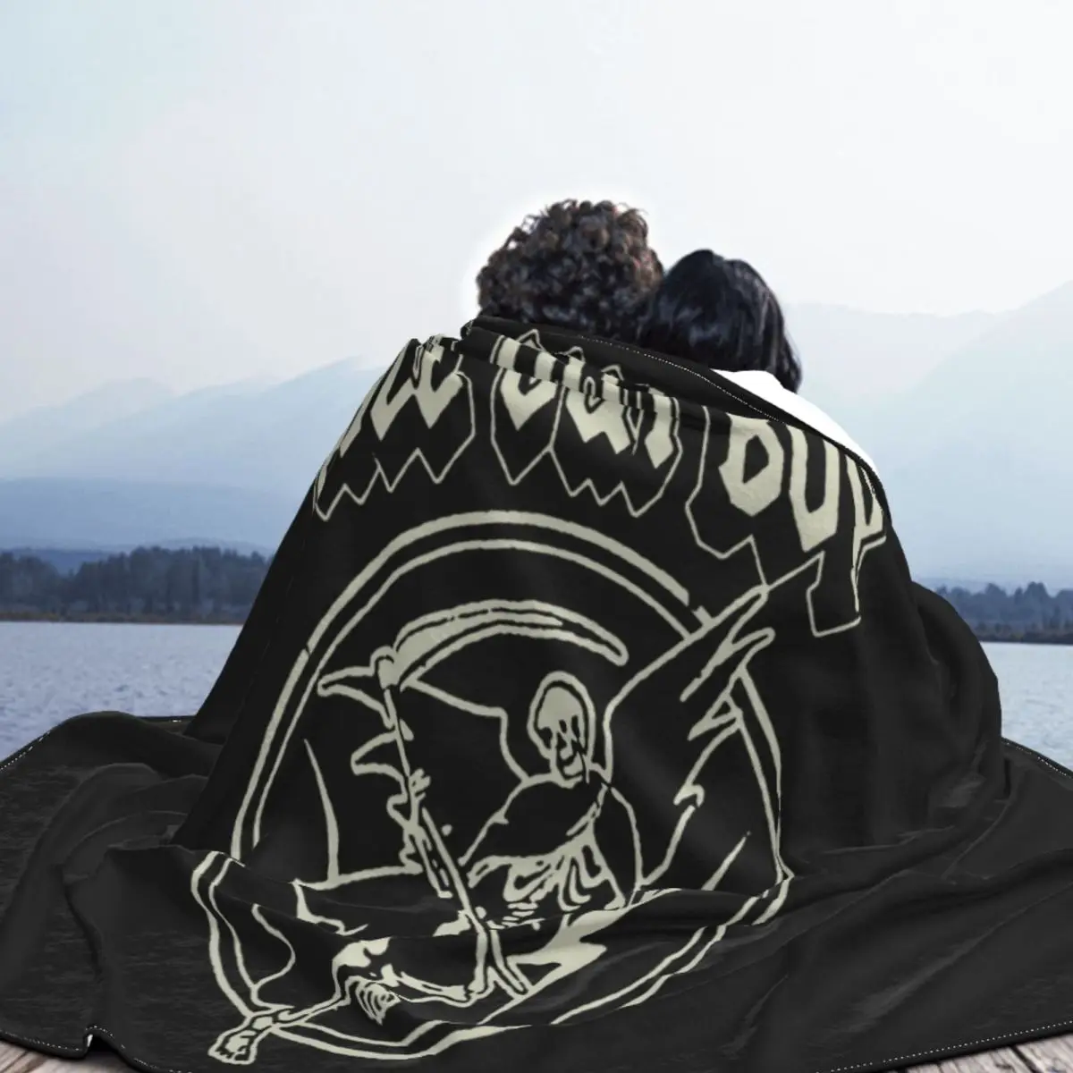 Одеяло с музыкальной группой Fall Out Boy Flying Reaper Pop Punk Rock Emo 1014