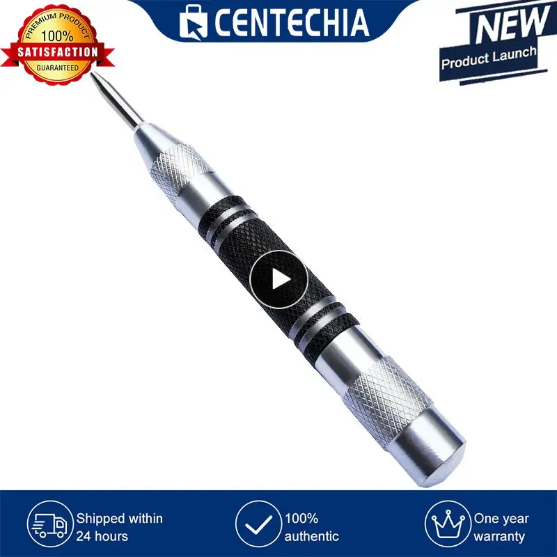 

Automatic Centre Hole Punch High-carbon Steel Spring Positioner Marking Boot Holes Starting Chisel Holes Tool