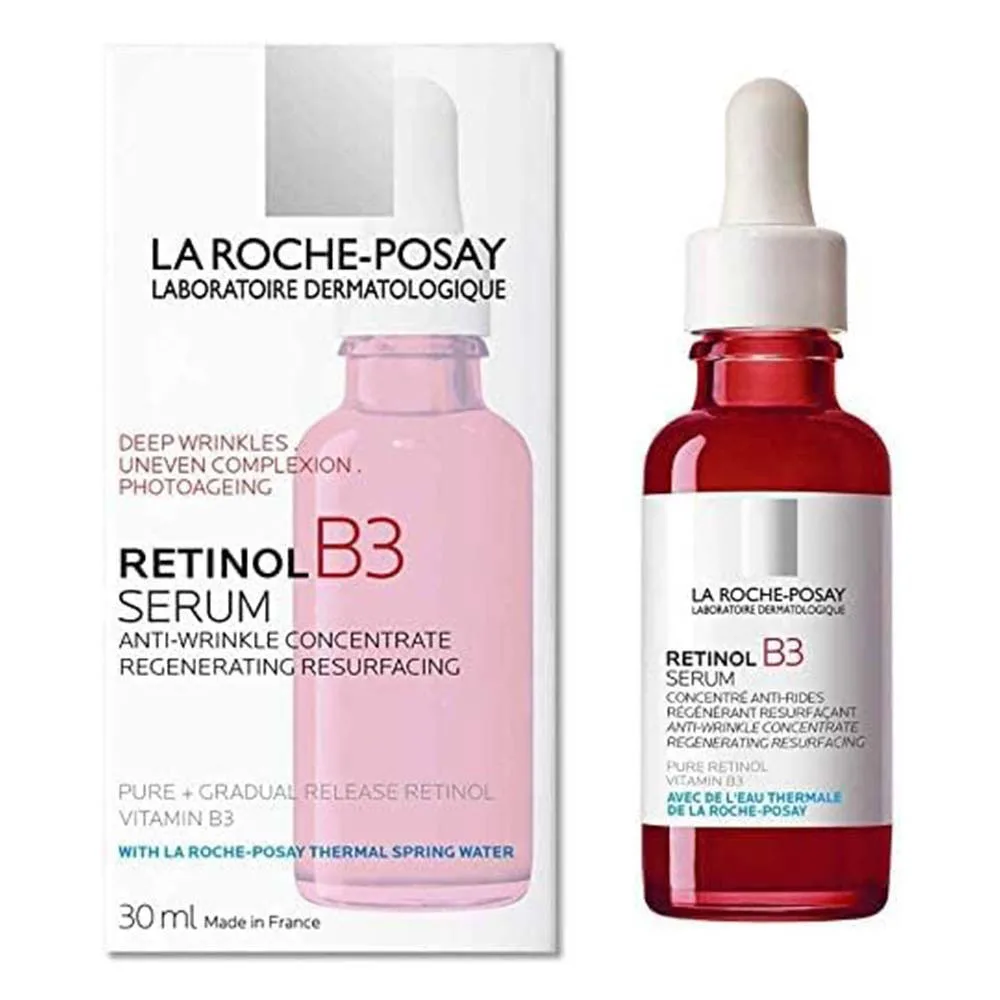 

La Roche-Posay Pure Retinol Face Serum with Vitamin B3 Anti Aging Face Serum for Lines Premature Sun Damage to Resurface Skin