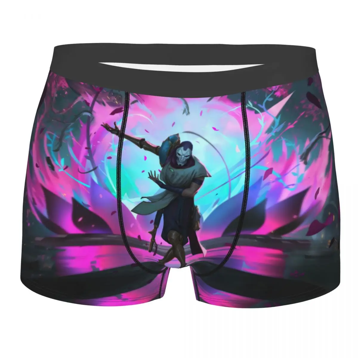 

Jhin Lor Worldwalker League of Legends LOL Game Underpants Cotton Panties Shorts Boxer Briefs Men's Underwear Print