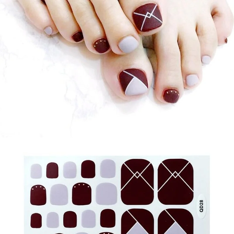

22tips/sheet Nail Sticker Fashion Nail Art Stickers