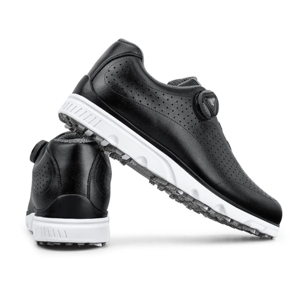 PGM Golf Men Outdoor Shoes Ultra Soft IP Midsole Anti Sideslip Cleats Breathable Quick Lacing Casual Sneakers Shoes 2022 New