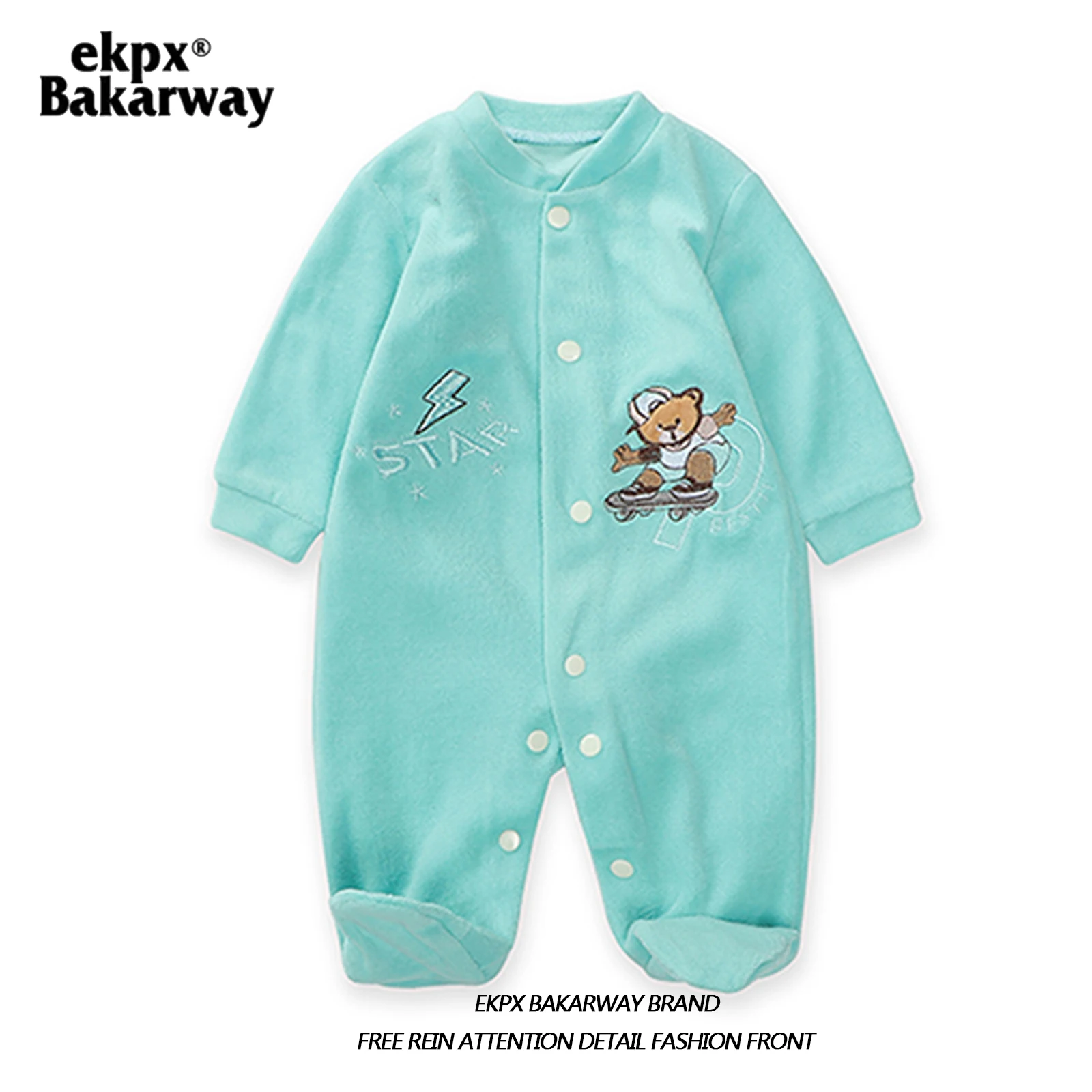 

Super newborn Soft Cotton Baby Unisex Rompers Overalls Newborn Clothes Long Sleeve Infantis girl Boy Clothing Set