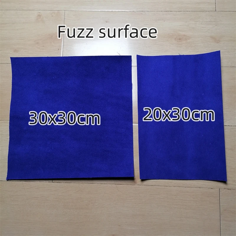 Синяя матовая воловья кожа толщиной 1 5 мм. Кожа первого слоя. Натуральная кожаная