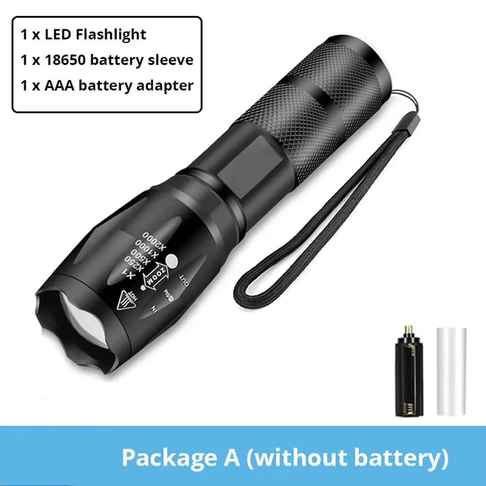 

ESMARTER L2/V6 LED Фонарик Черный