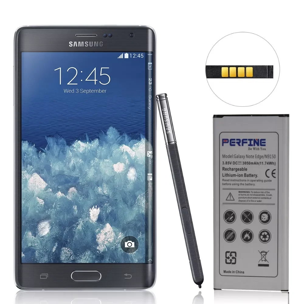 

2023New Note Edge Battery EB-BN915BBC 3050mAh Replacement Battery For Samsung Galaxy Note Edge N9150 N915L/S/K Mobile Phone Batt
