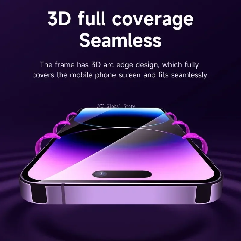 Закаленное стекло 9D с полным покрытием для IPhone 11 Pro Max 12 13 Mini защитная пленка