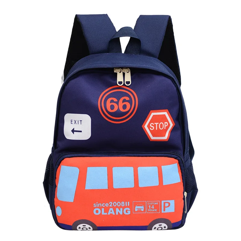 Cute Cartoon Car Kindergarten Schoolbag Lovely Children's Small Backpack Cute Boys Girls Satchel Handbags Kids Shoulder Bags