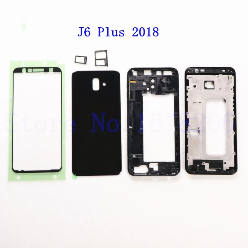 

Для SAMSUNG Galaxy J6 plus 2018, J6 +, J610, J610F, J610FN, J610G, полный корпус, ЖК-панель, крышка, средняя рамка, J6 + Крышка батарейного отсека