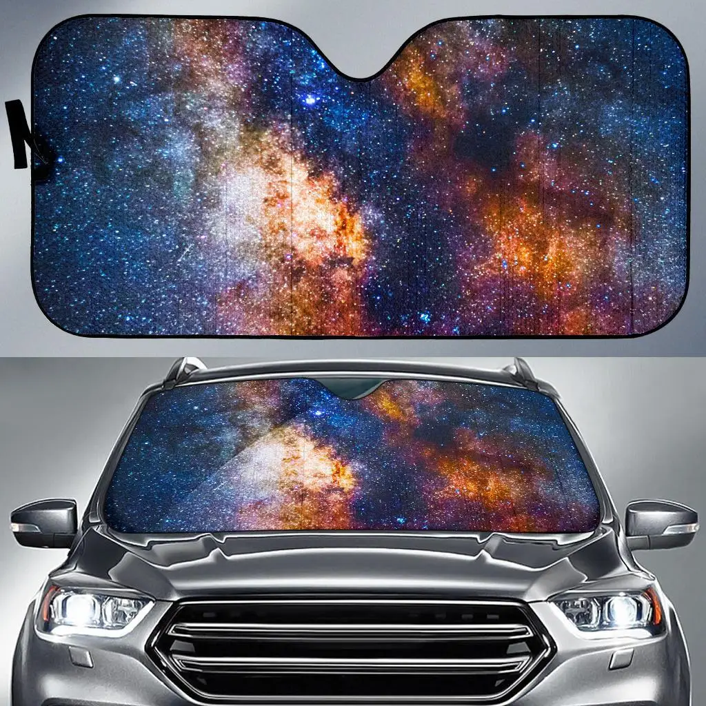 

Milky Way Universe Galaxy Space Print Car Sun Shade