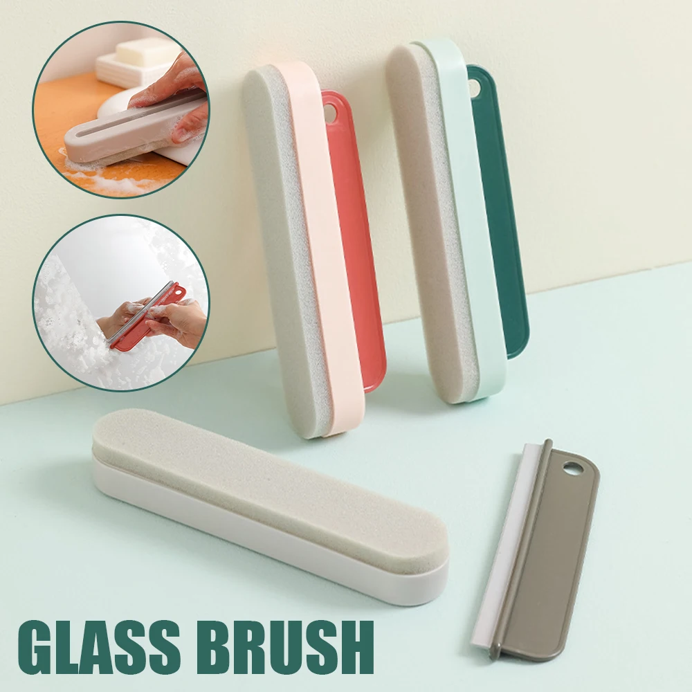 

Прочный многофункциональный скребок для стеклоочистителя 2 в 1, мягкий скребок для стекла, многоразовая щетка для очистки зеркала, скребок д...