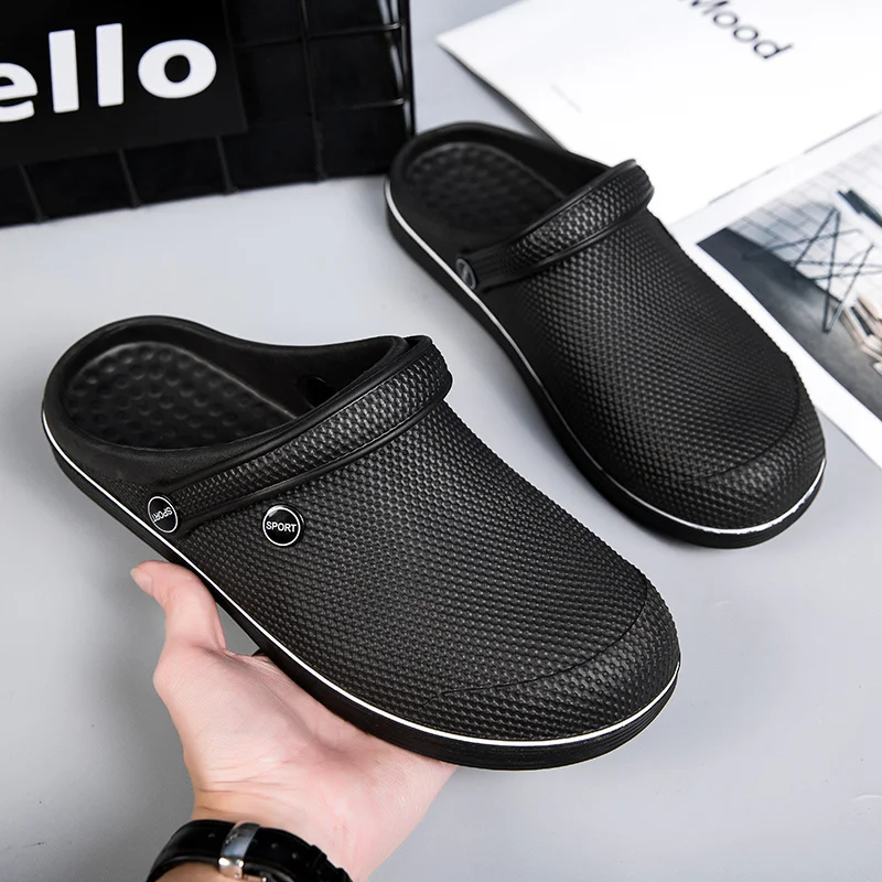 

2023 New Arrival Men's Summer Shoes Men Slippers Breathable Non-slip Male Garden Shoes Casual Beach Sandals